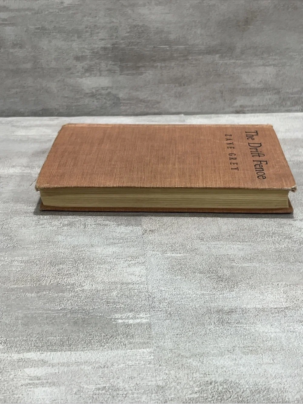 Vintage 1993 Hardcover Western Book 1st Edition by Zane Grey 'The Drift Fence'